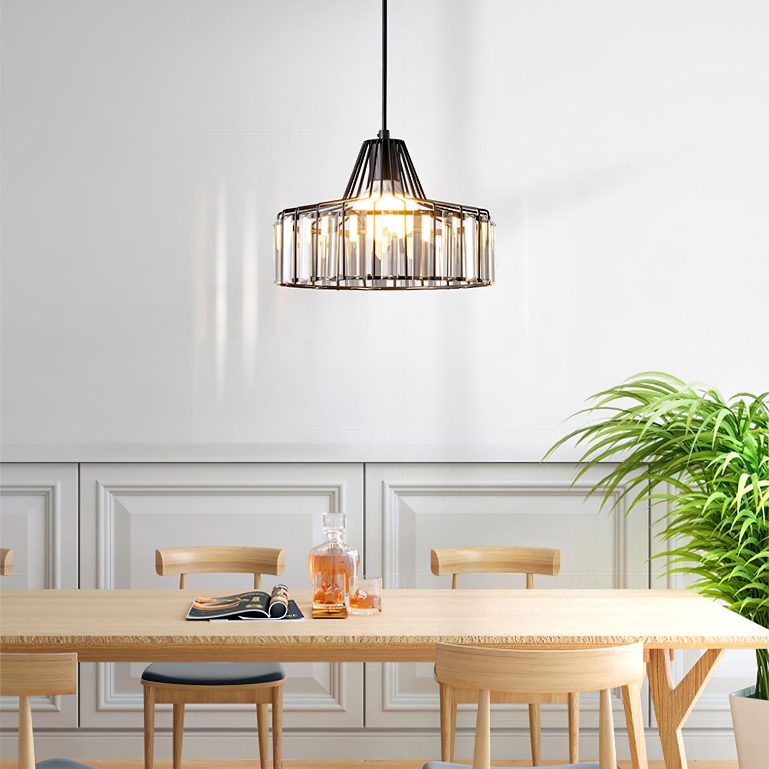 Zaviro Crystal Pendant Light