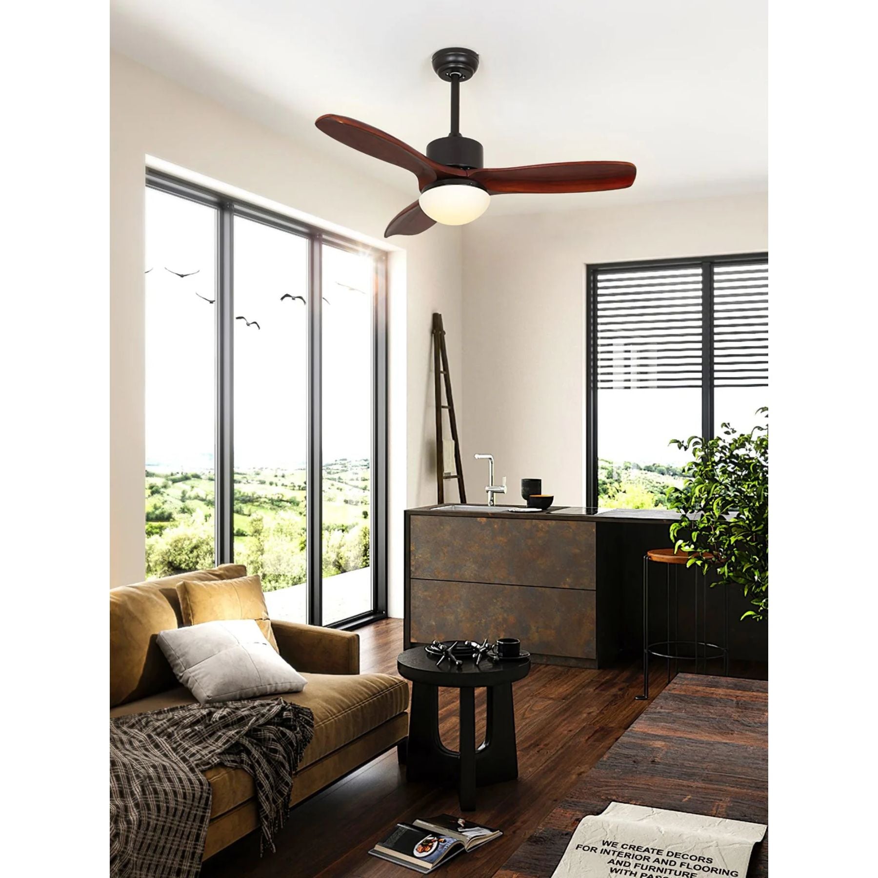 Bardune LED Ceiling Fan