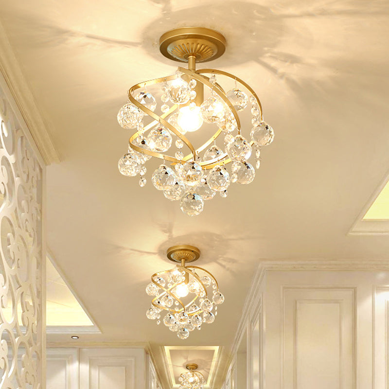 Louzano Crystal Ceiling Light