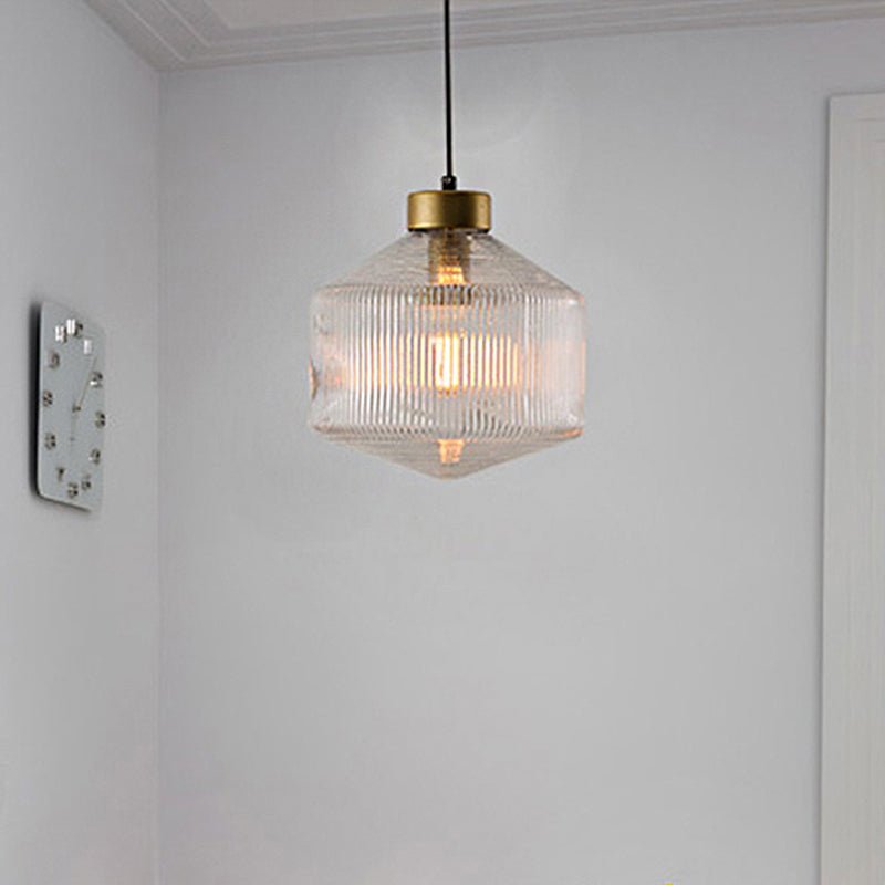 Trovell Ribbed Pendant Light