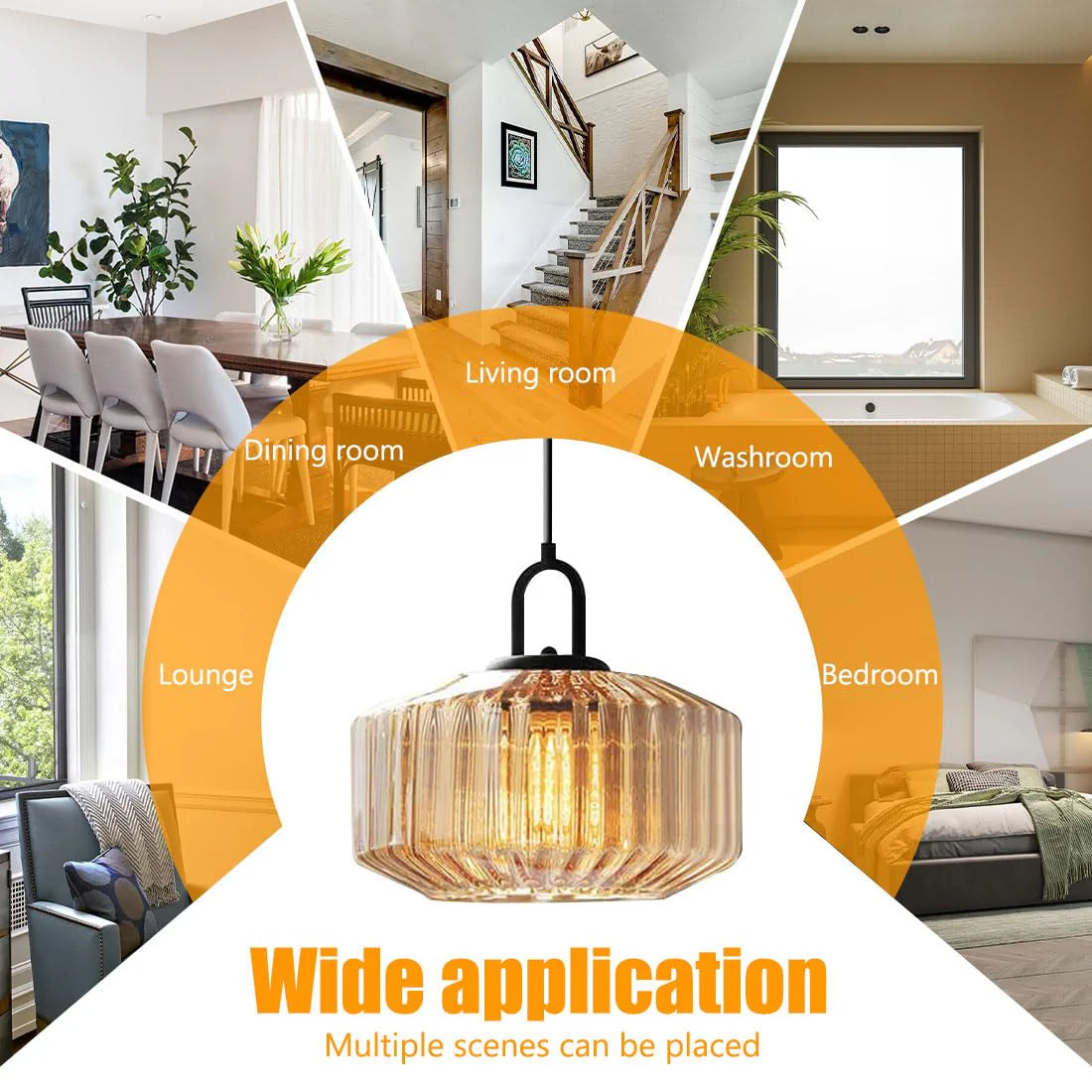 Luroven Glass Pendant Light