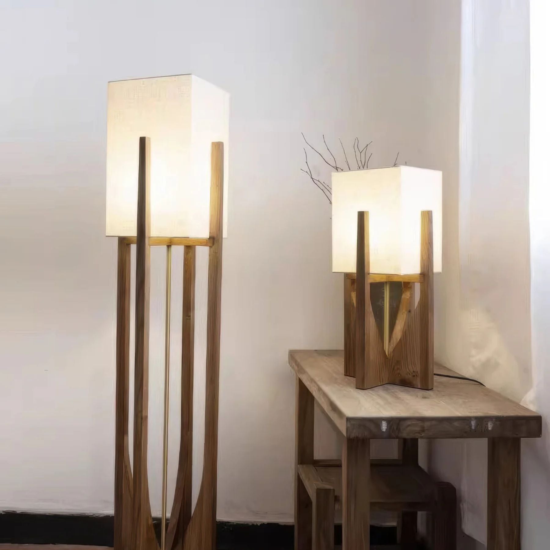 Velano Japanese Style Floor Lamp