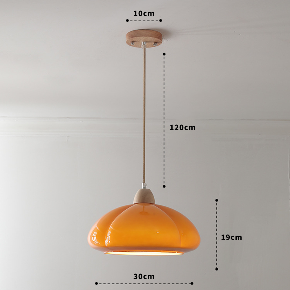 Olvano Pumpkin Pendant Light