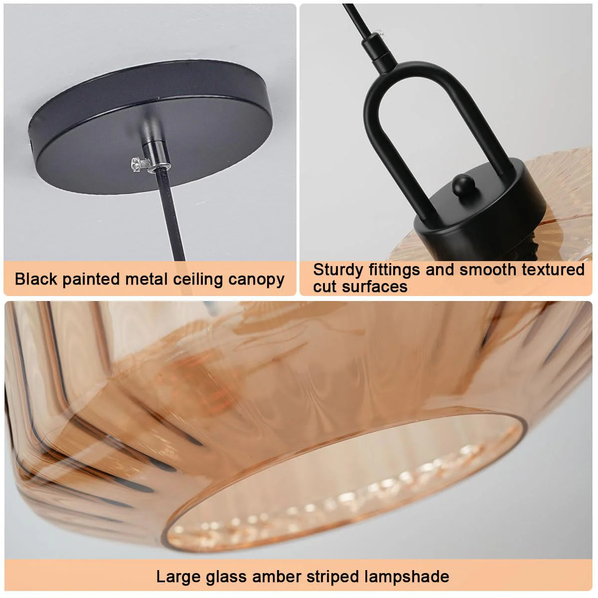 Luroven Glass Pendant Light