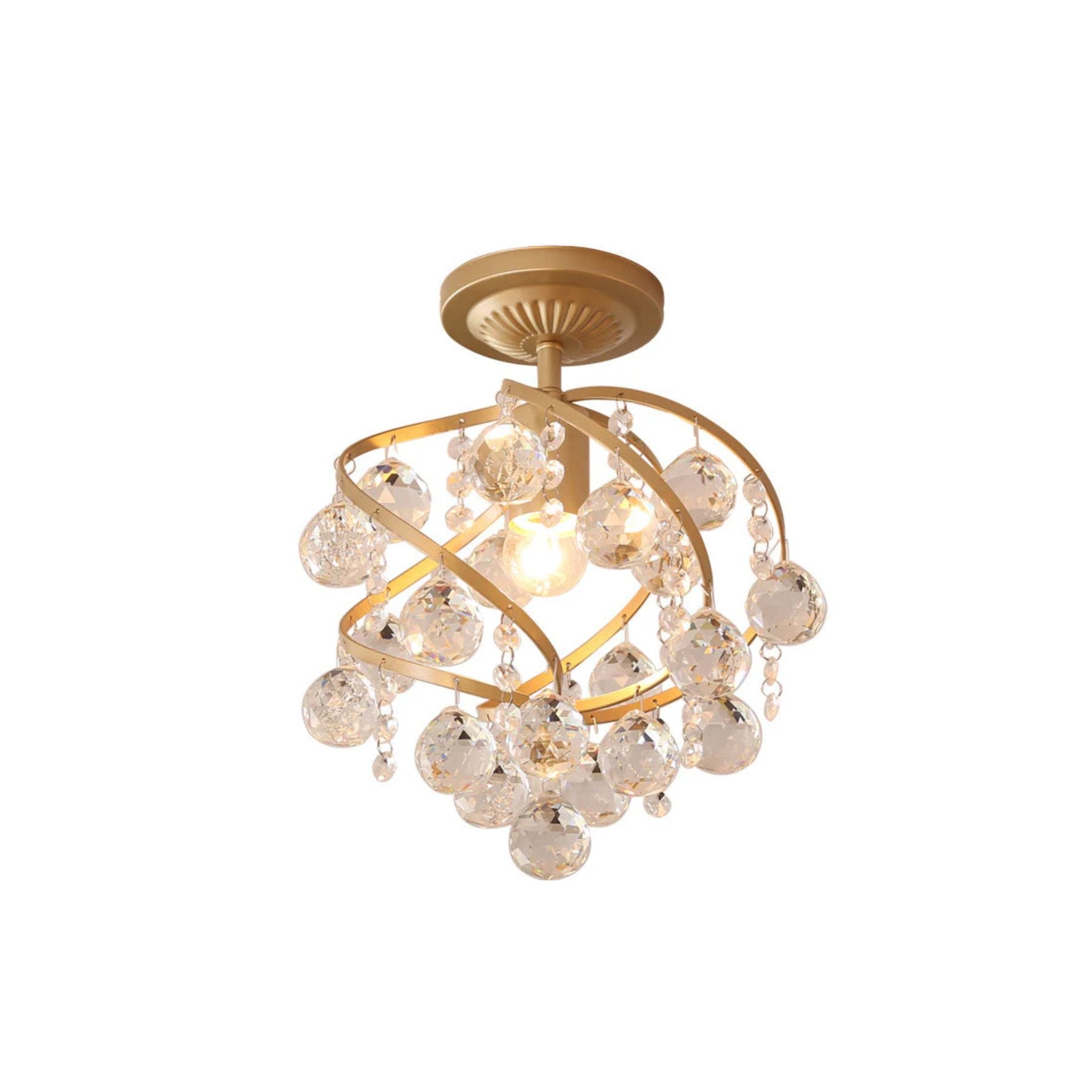 Louzano Crystal Ceiling Light