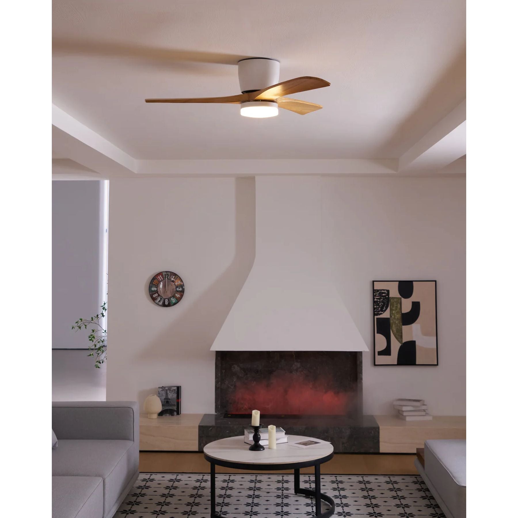 Lyvar Wooden LED Ceiling Fan