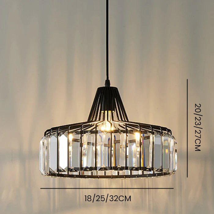 Zaviro Crystal Pendant Light