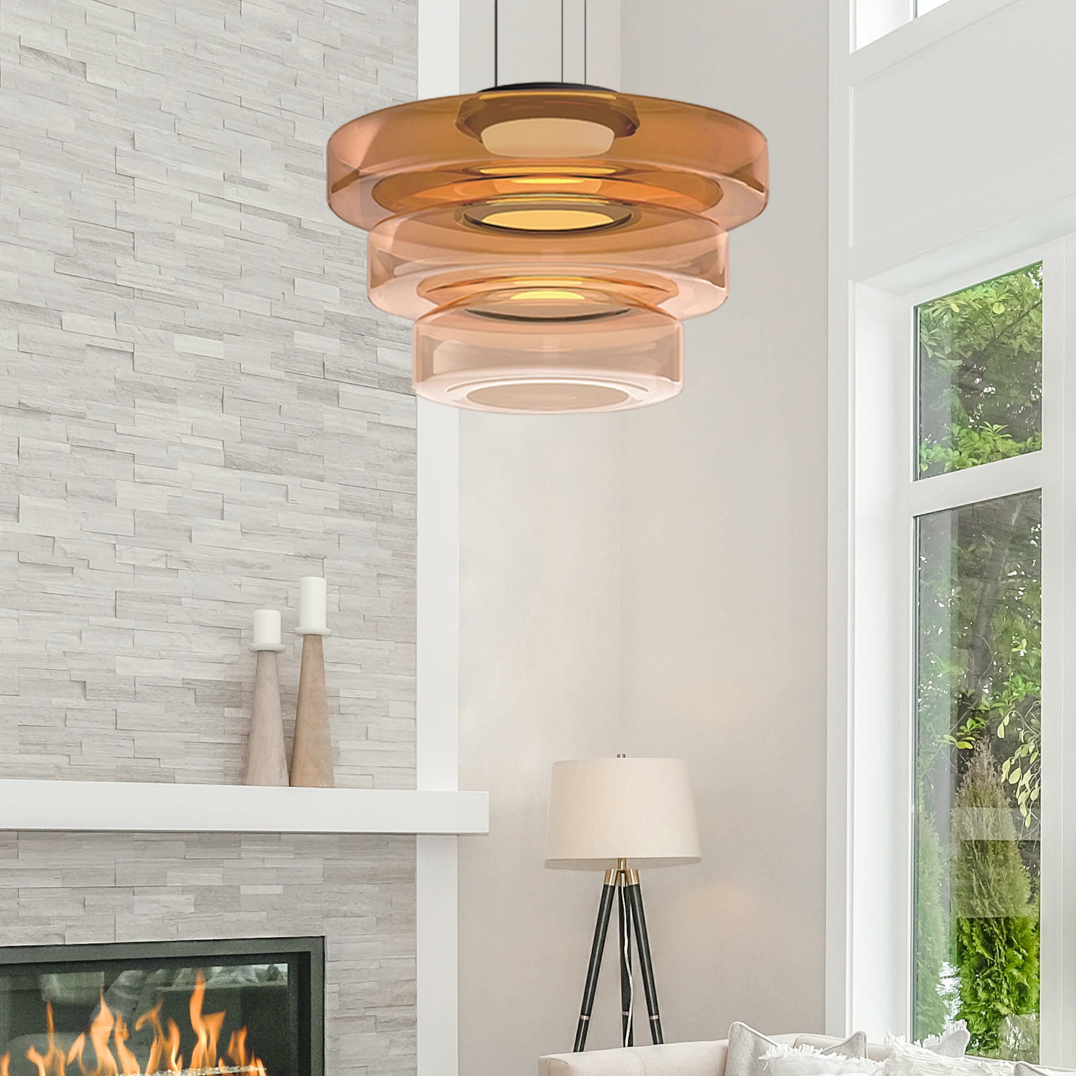 Zevnor Layered Pendant Light