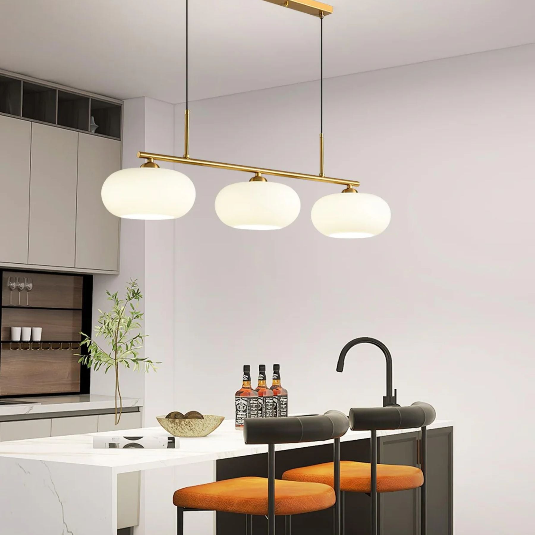 Plezaro Triple Pendant Light