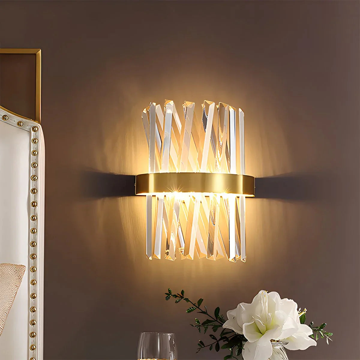 Virlano Crystal Wall Light