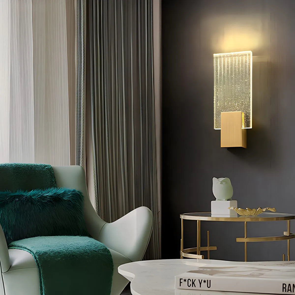 Virlano Crystal Wall Light