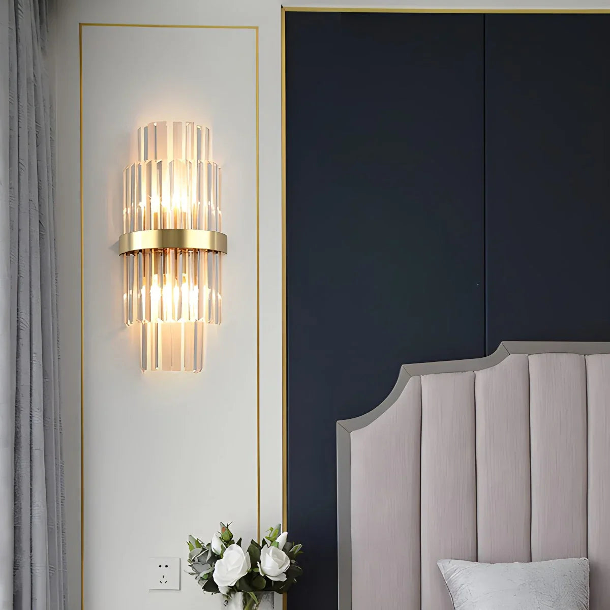 Virlano Crystal Wall Light