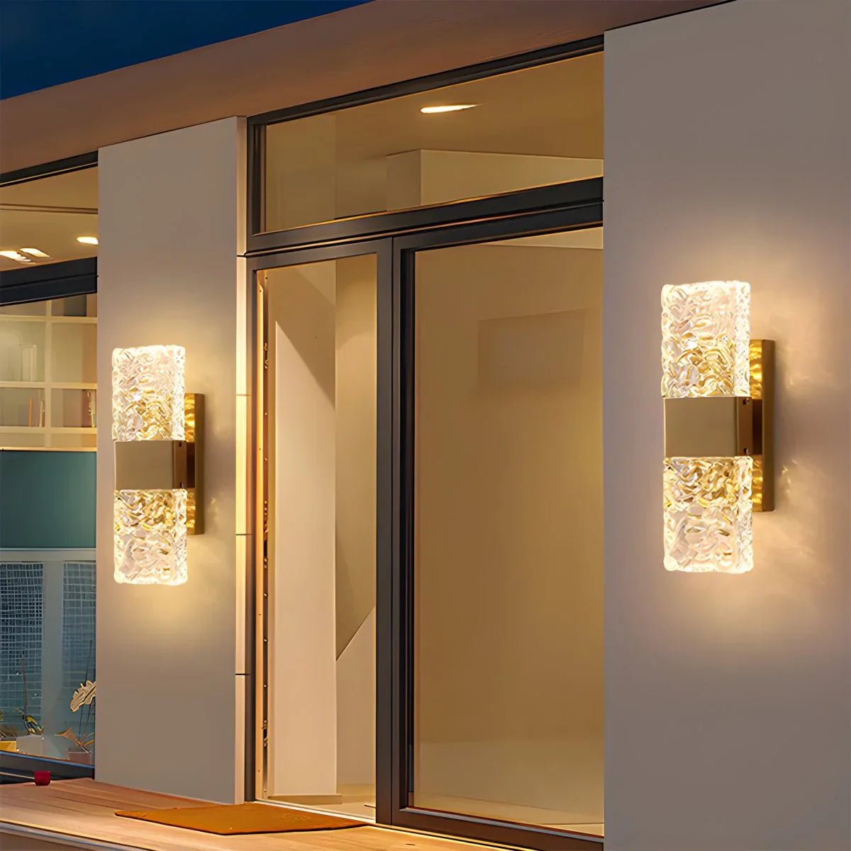 Virlano Crystal Wall Light