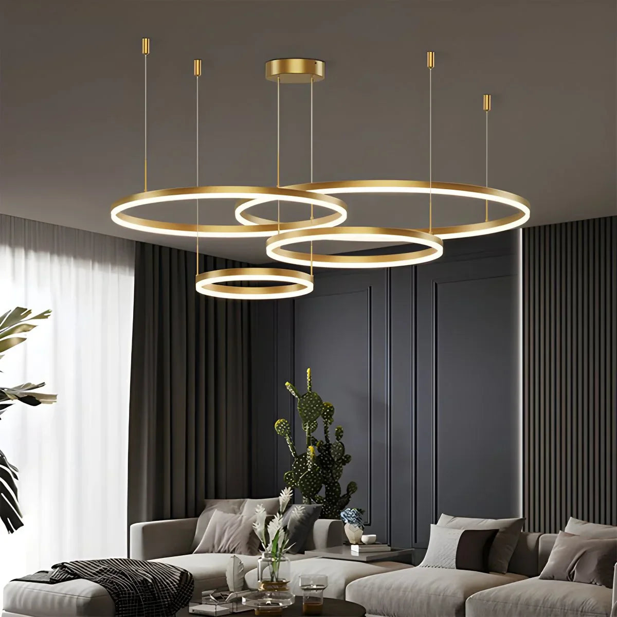 Cirvona Layered Ring Pendant Light