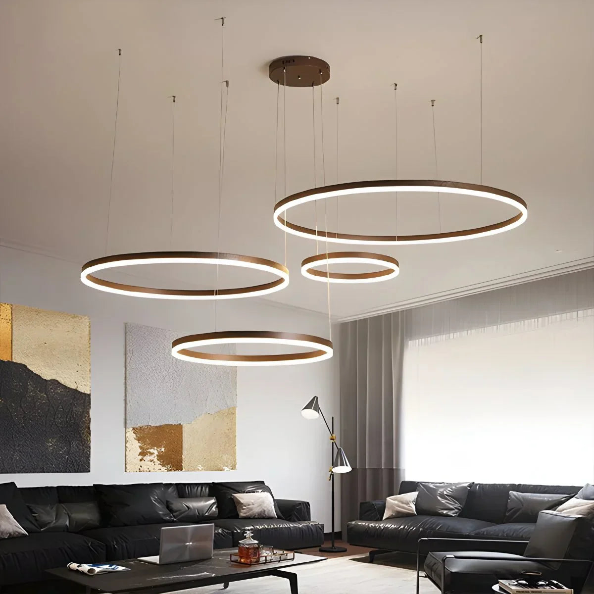 Cirvona Layered Ring Pendant Light