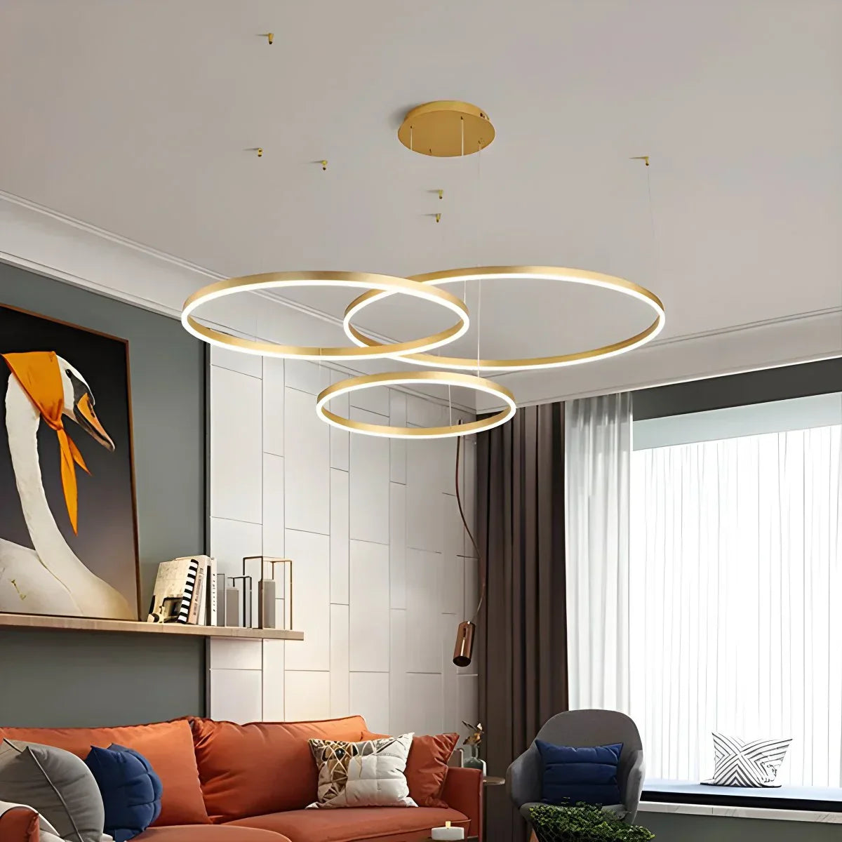Cirvona Layered Ring Pendant Light