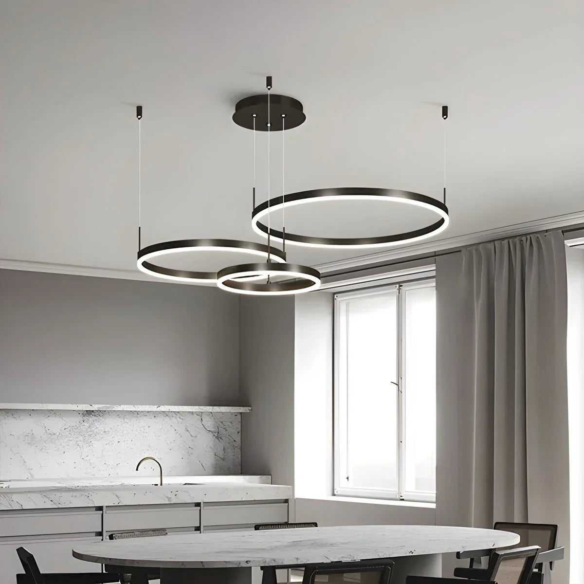 Cirvona Layered Ring Pendant Light