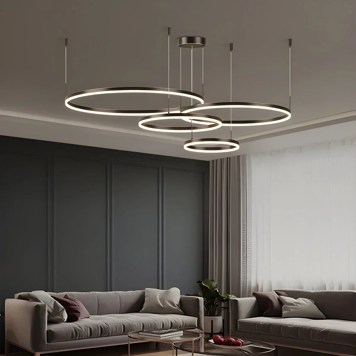 Cirvona Layered Ring Pendant Light
