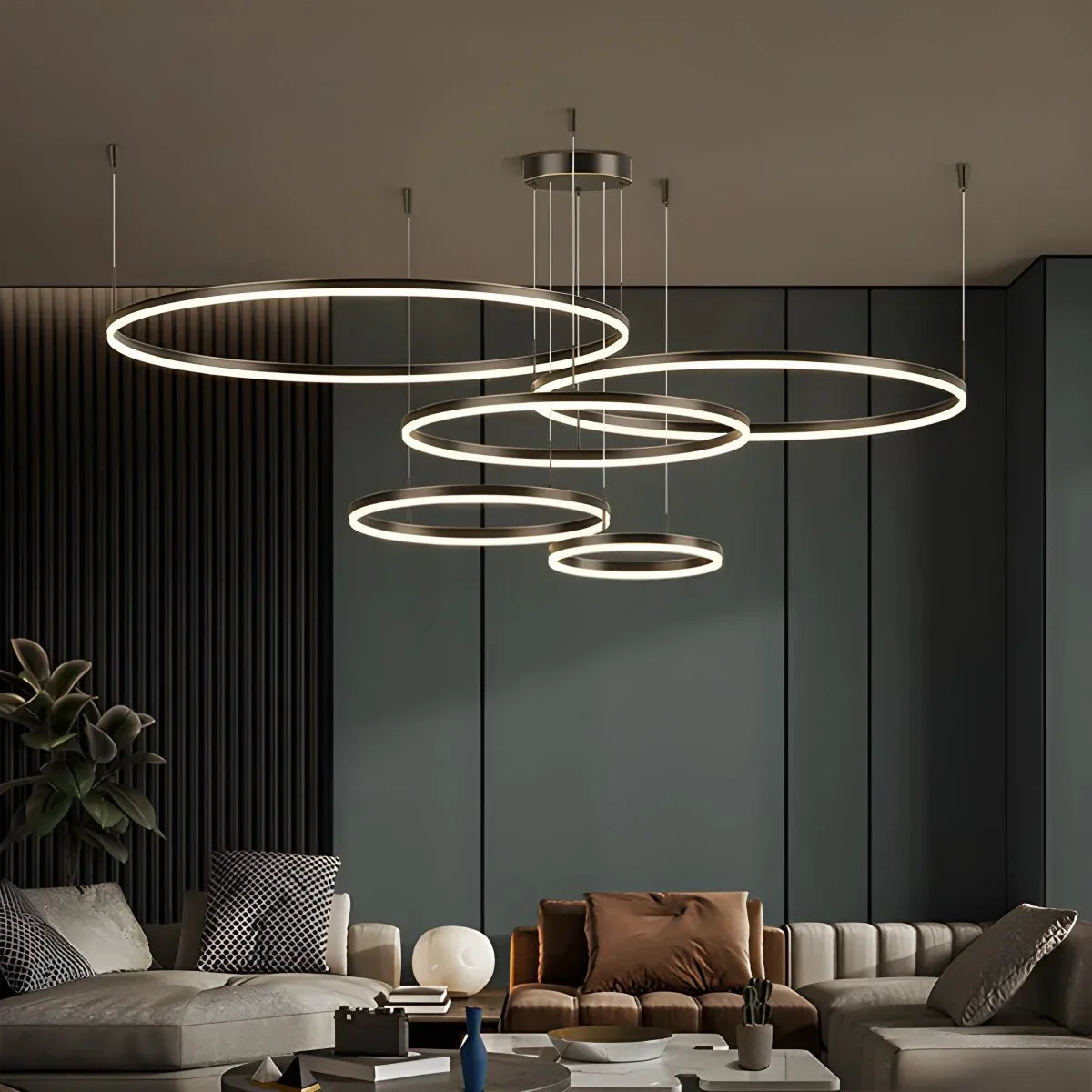 Cirvona Layered Ring Pendant Light