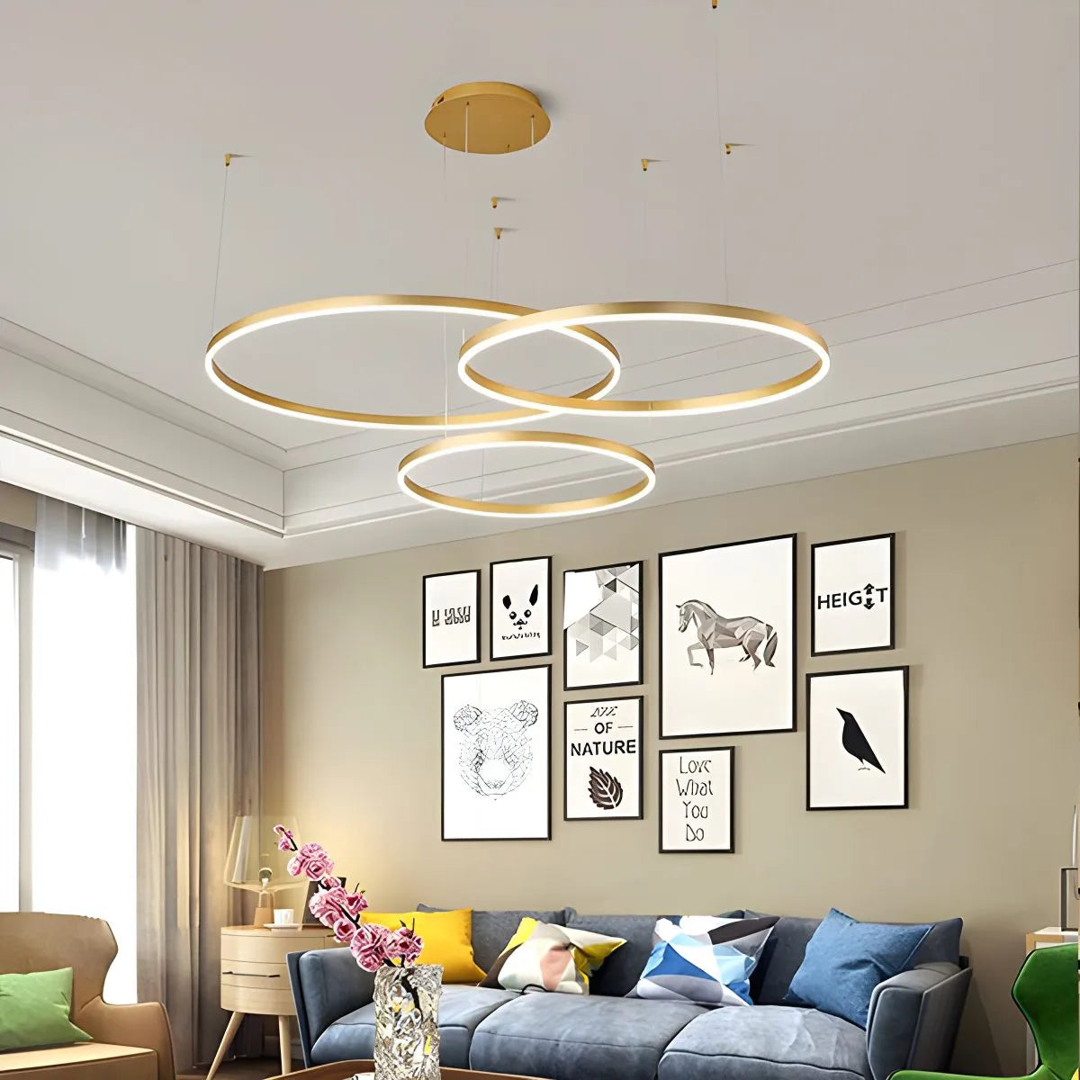 Cirvona Layered Ring Pendant Light