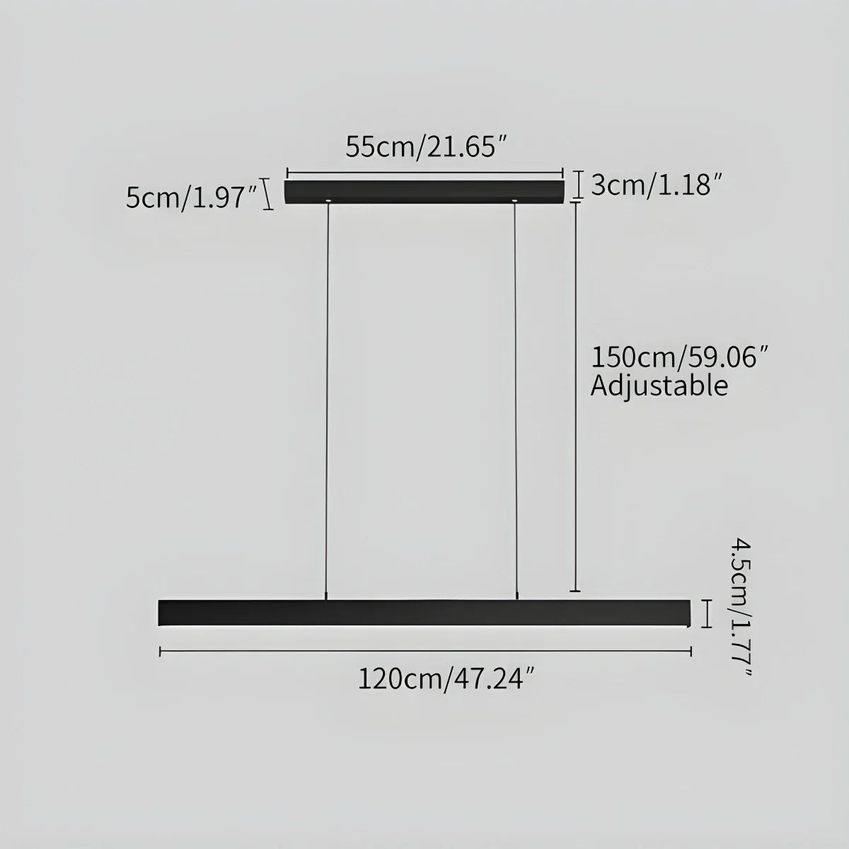 Ceylanzo Linear Pendant Light