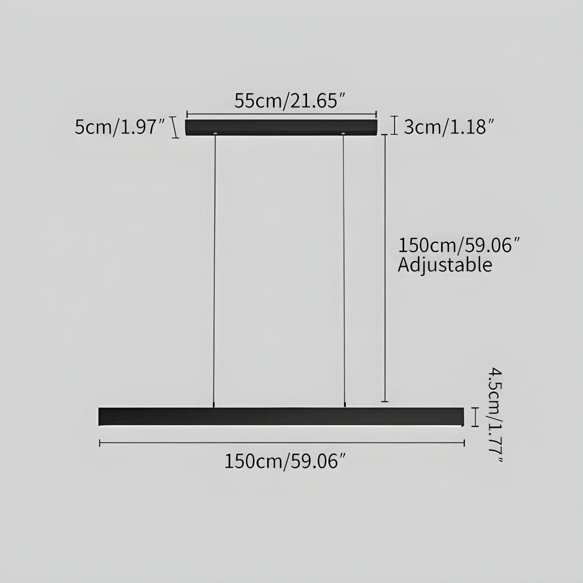 Ceylanzo Linear Pendant Light