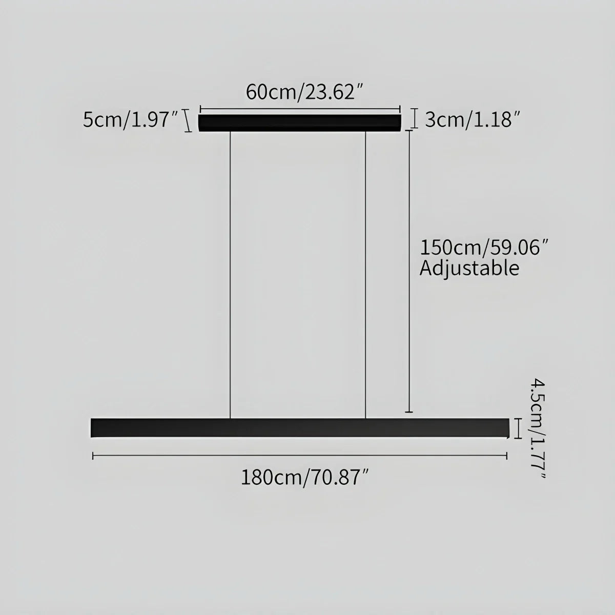 Ceylanzo Linear Pendant Light