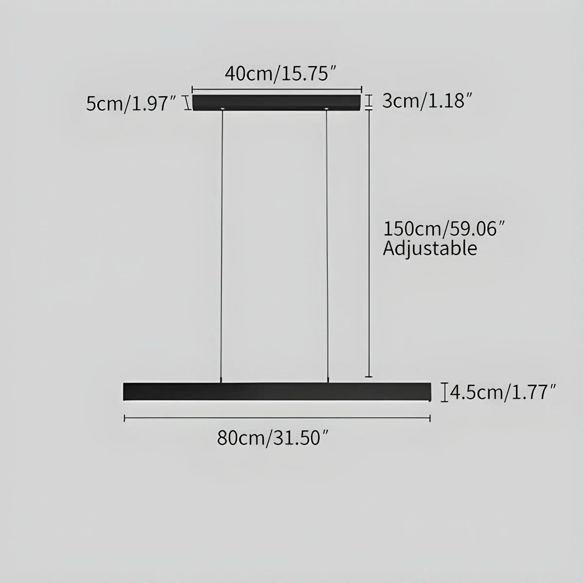Ceylanzo Linear Pendant Light