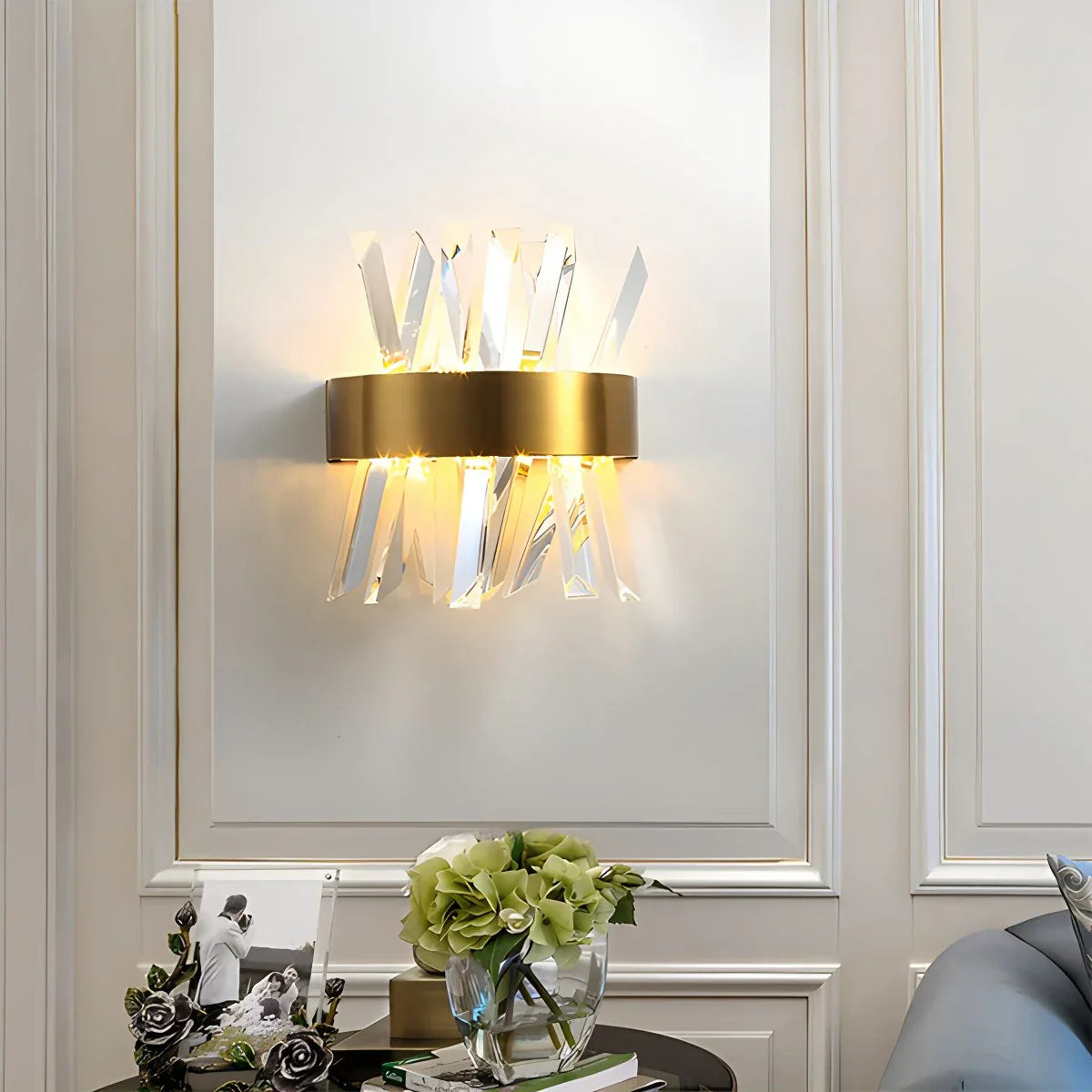 Virlano Crystal Wall Light