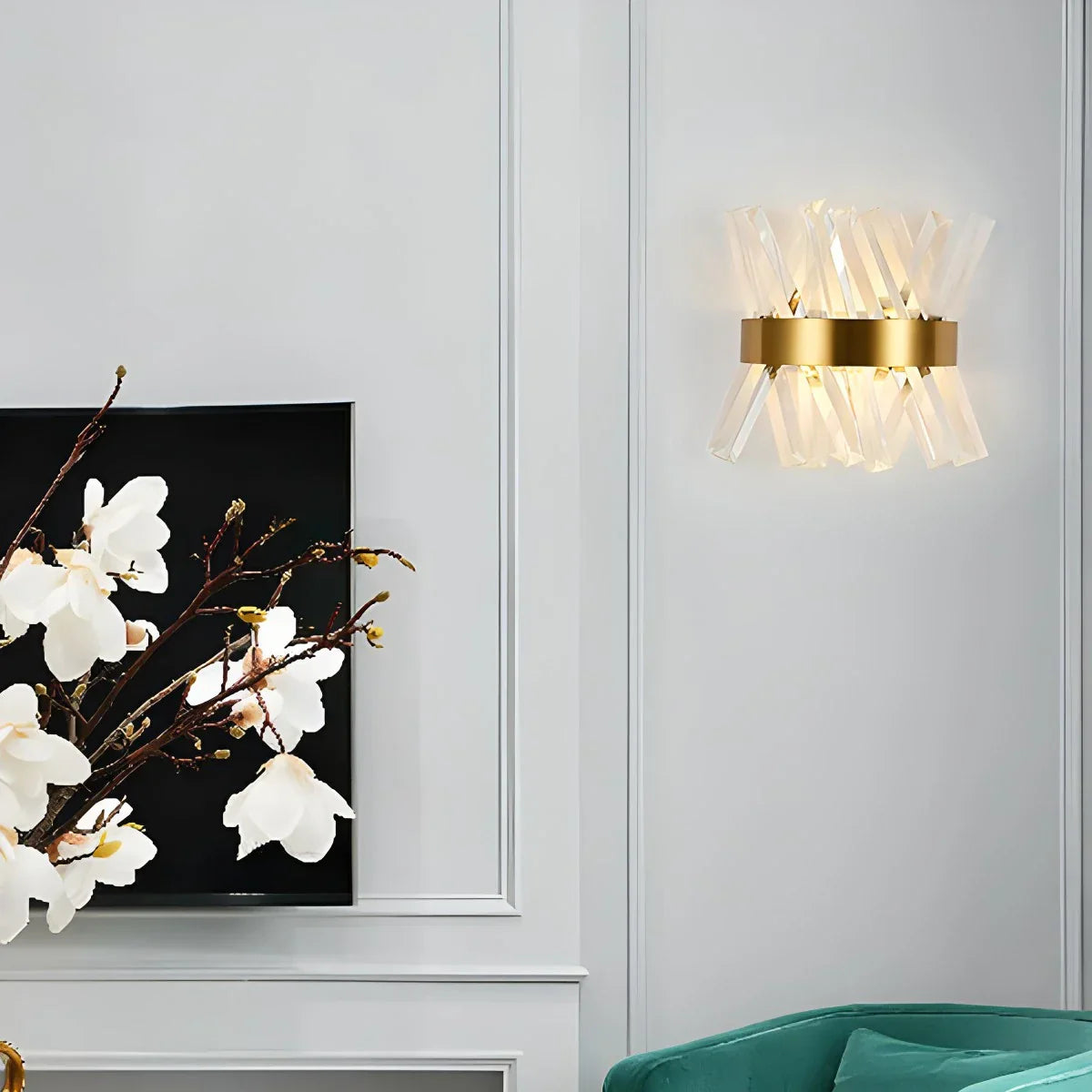 Virlano Crystal Wall Light