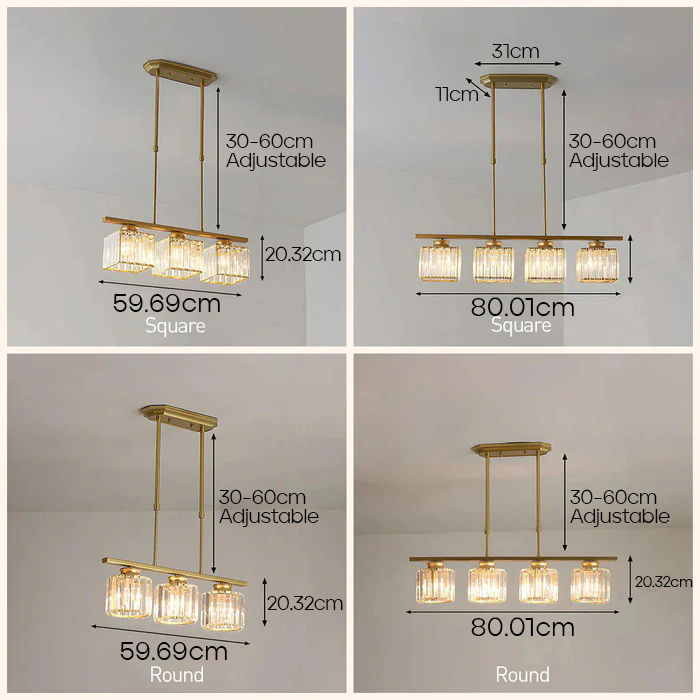 Scanzaro Multi-Head Pendant Light