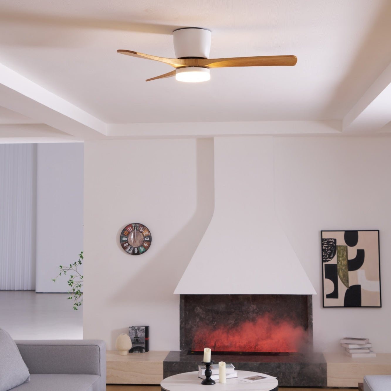 Lyvar Wooden LED Ceiling Fan