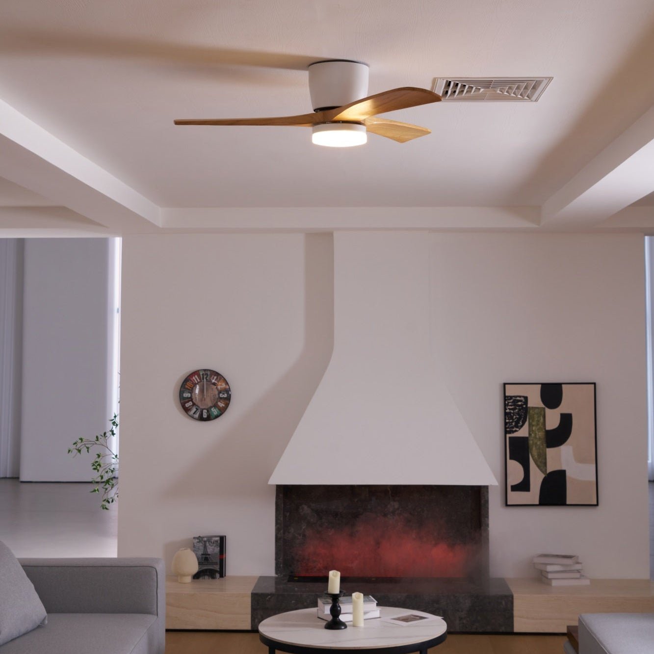 Lyvar Wooden LED Ceiling Fan