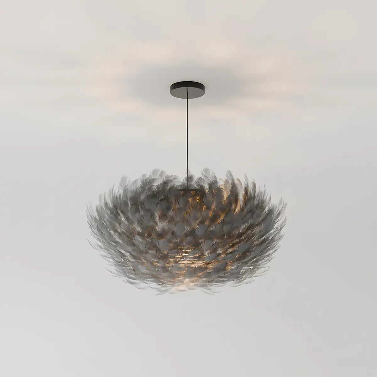 Zelora Feather Design Pendant Light