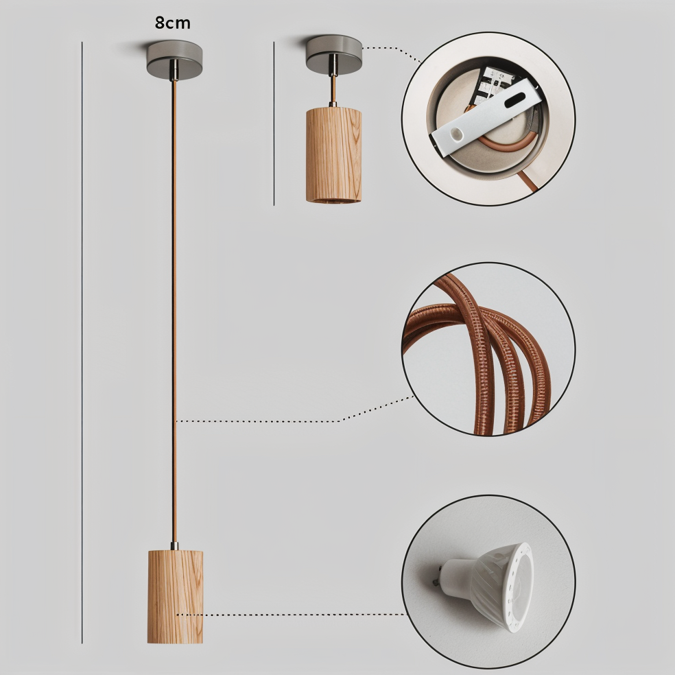 Zenvoo Wooden Pendant Light