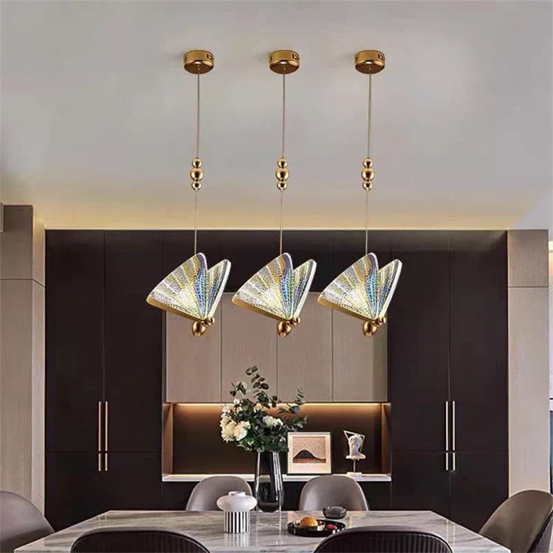Lozena Butterfly Pendant Light
