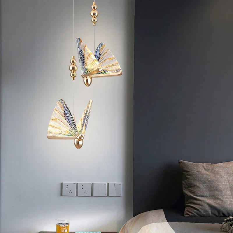 Lozena Butterfly Pendant Light
