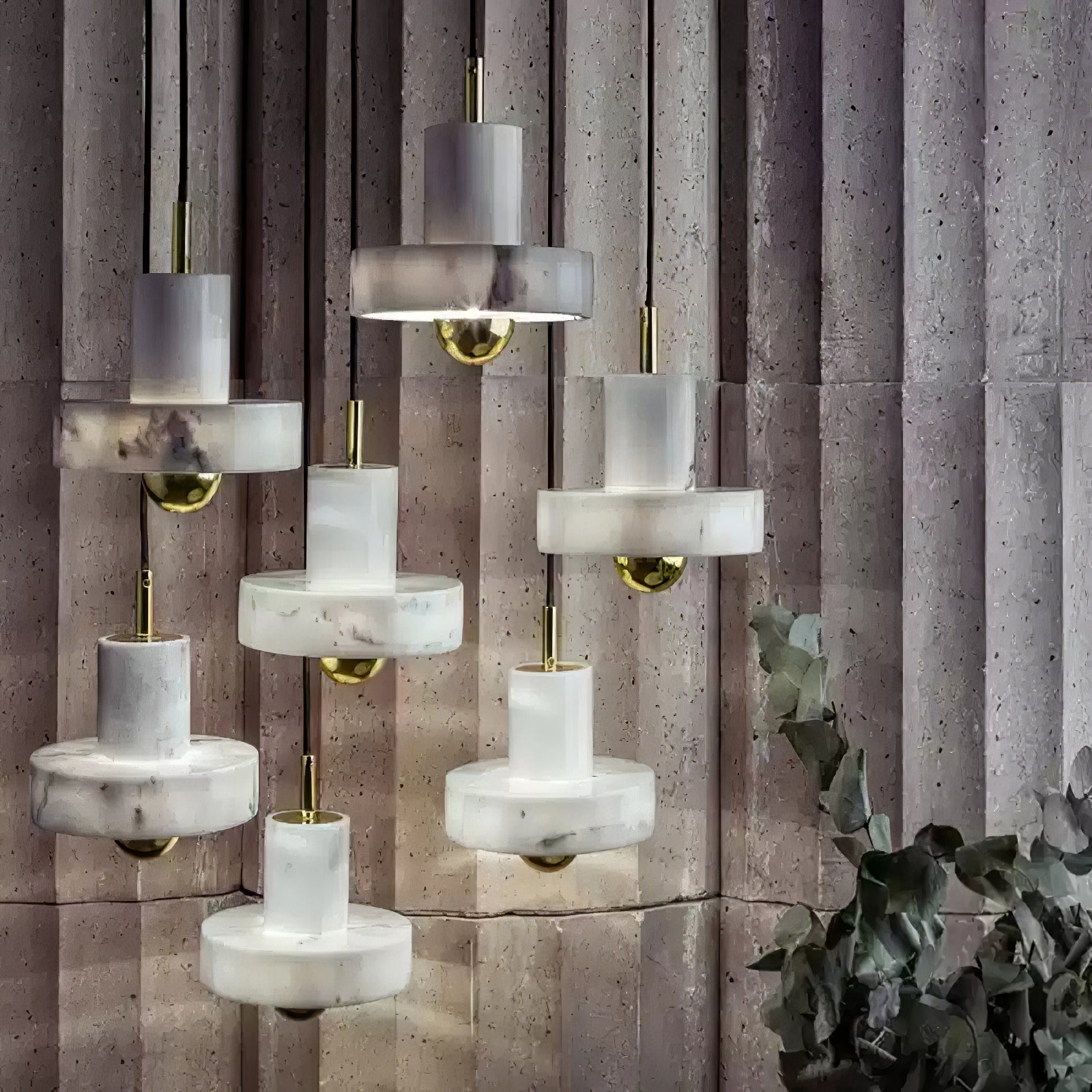 Aureno Marble Pendant Light