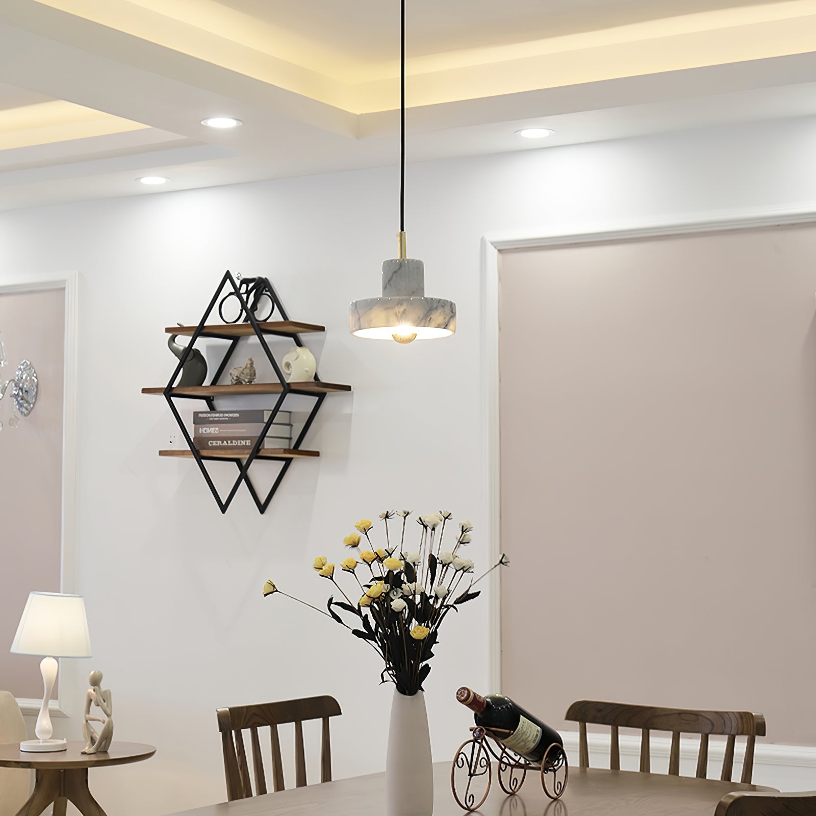 Aureno Marble Pendant Light