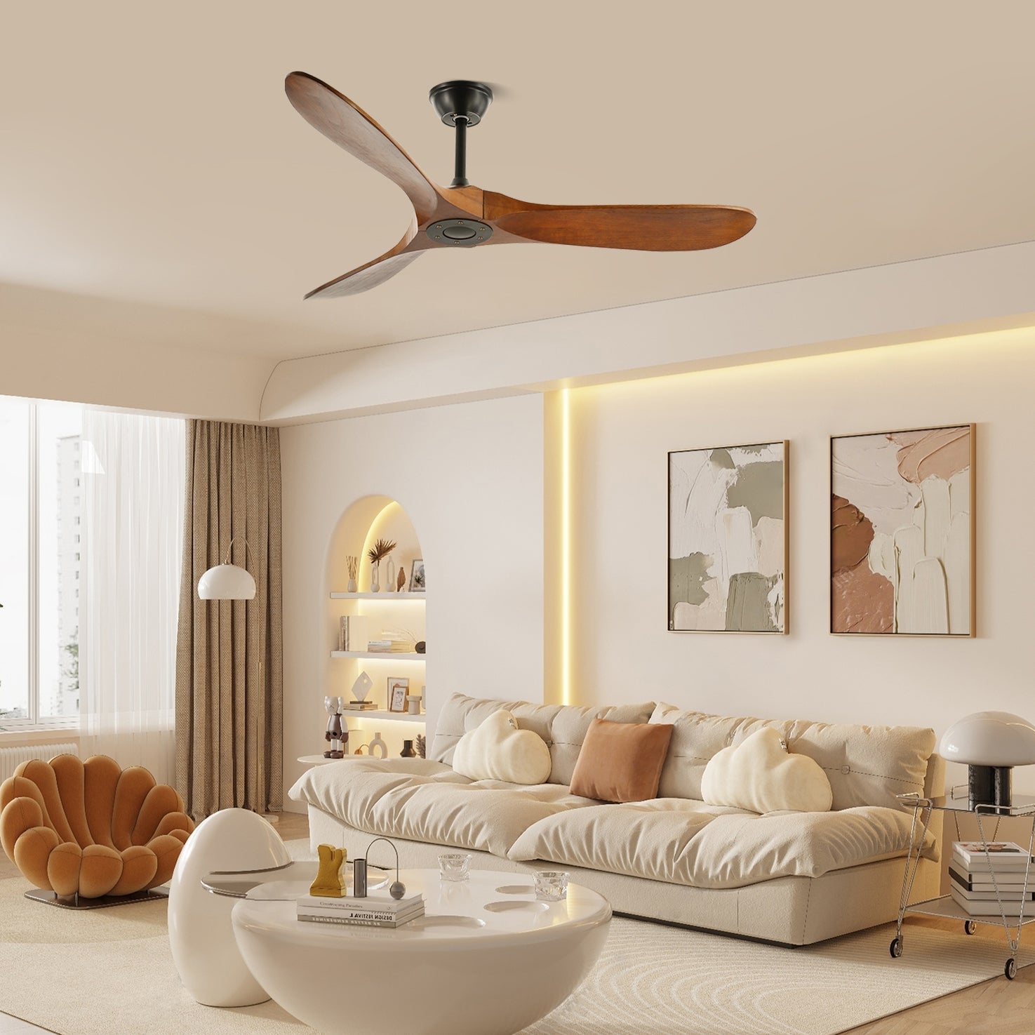 Lenaro Wooden Ceiling Fan