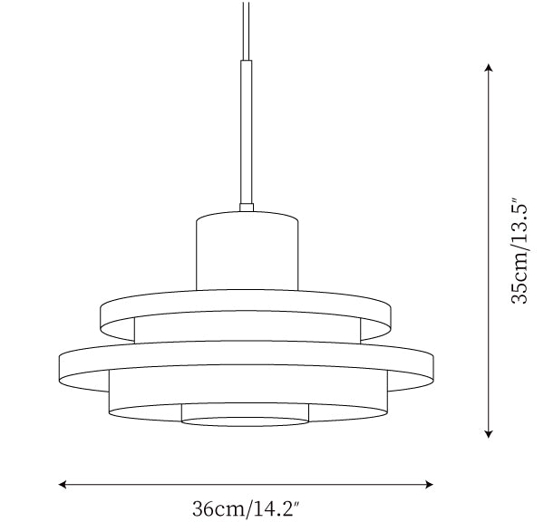 Aravino Layered Pendant Light