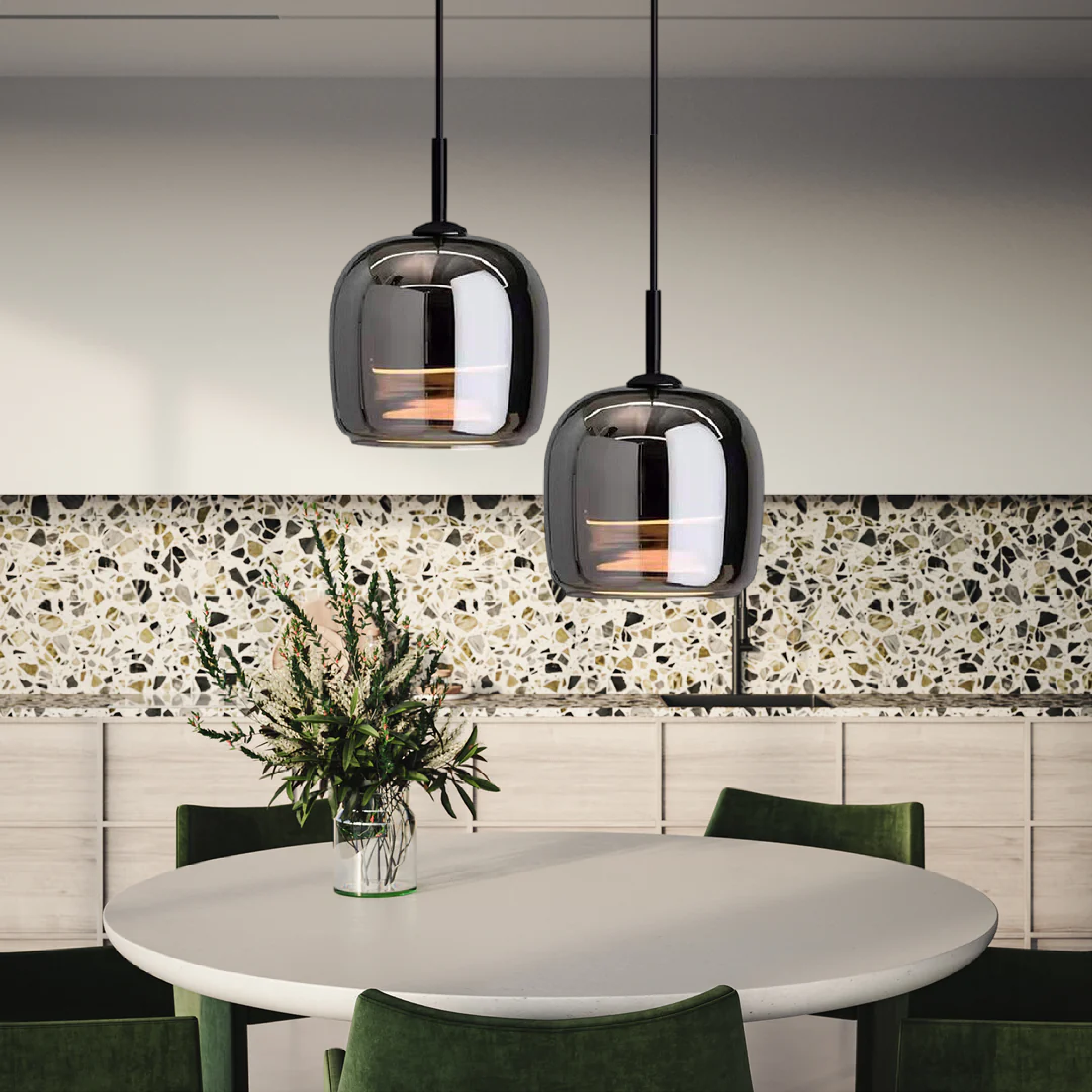 Torrin Glass Pendant Light