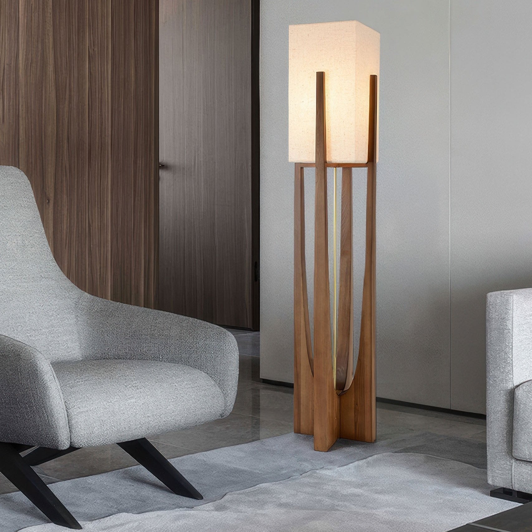 Velano Japanese Style Floor Lamp