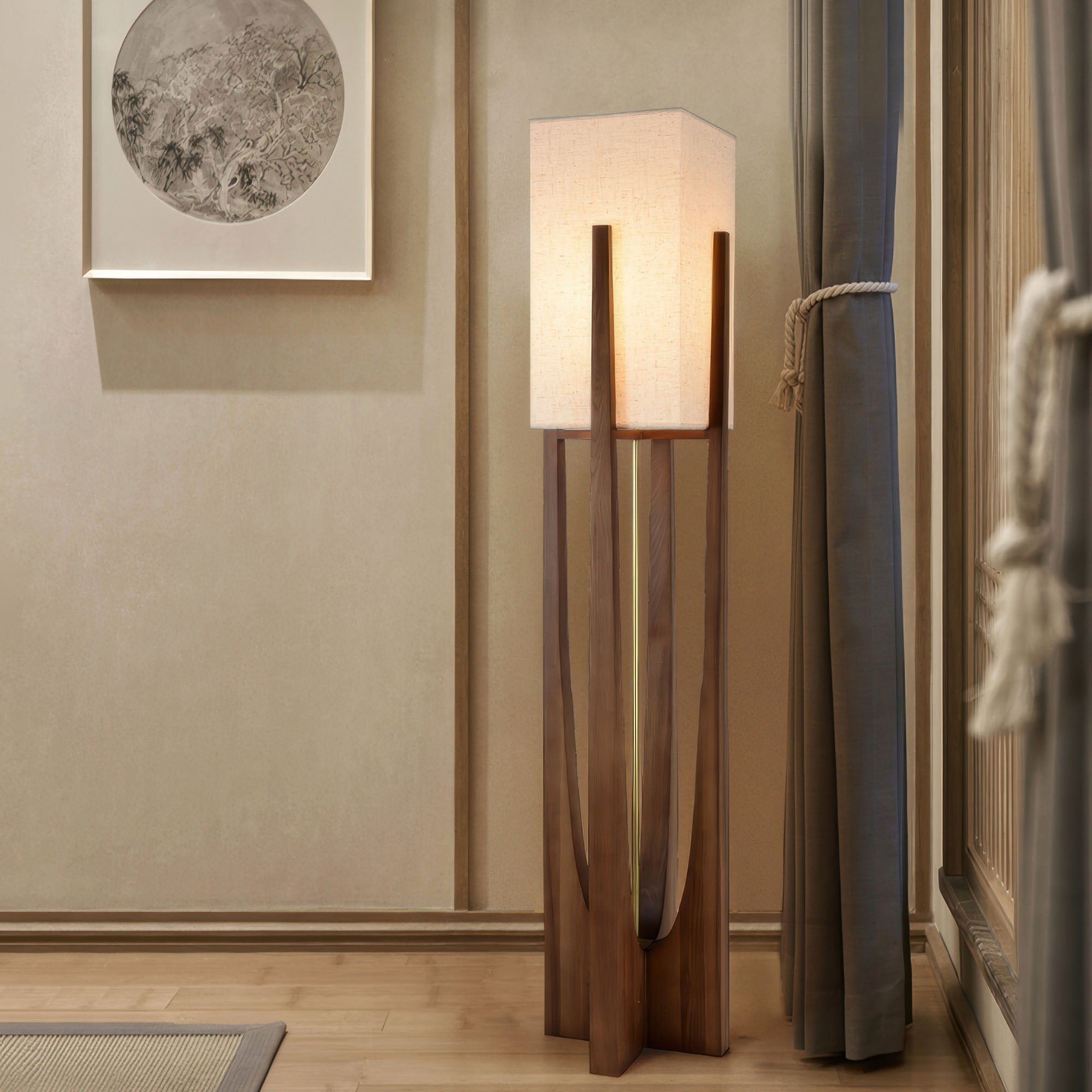 Velano Japanese Style Floor Lamp