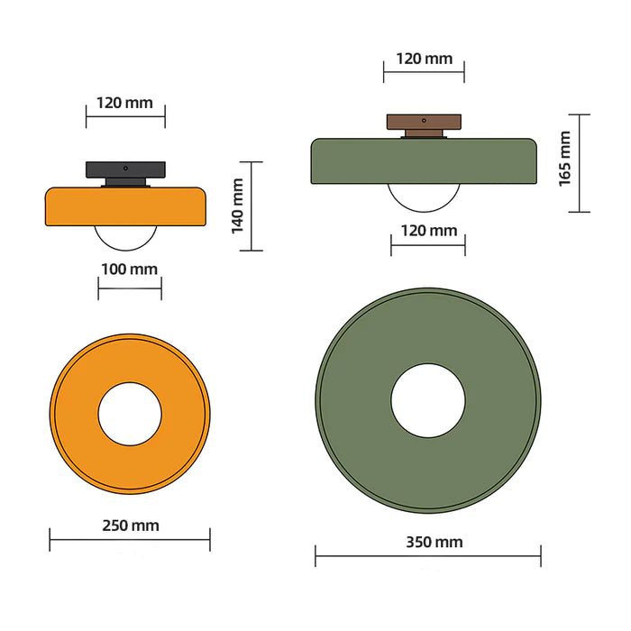 Meluno Ceiling Light And Wall Light