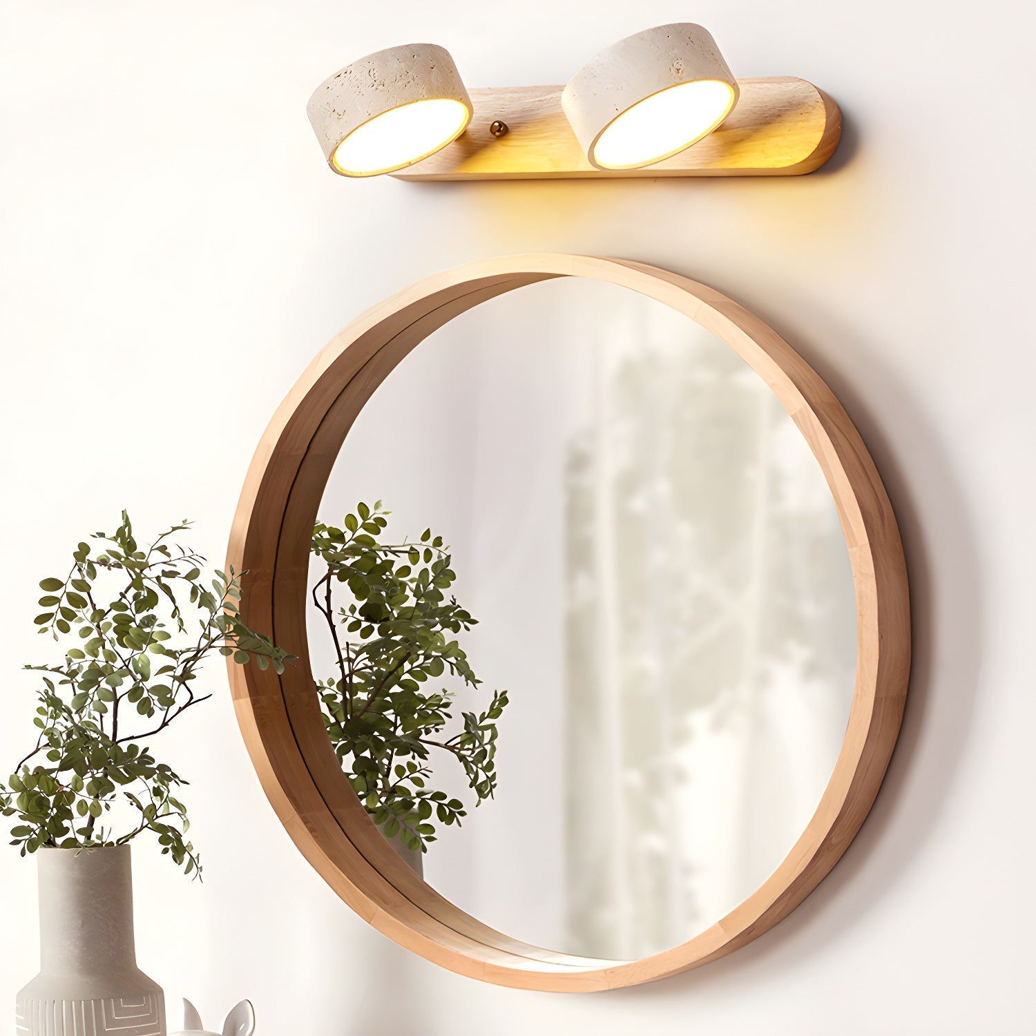 Zivano Travertine Wall Light
