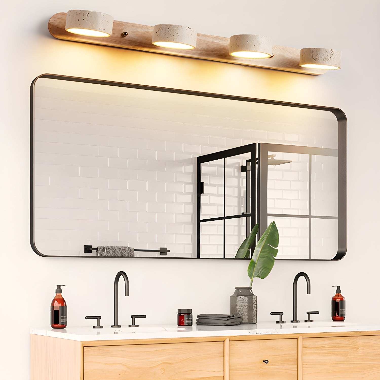 Zivano Travertine Wall Light