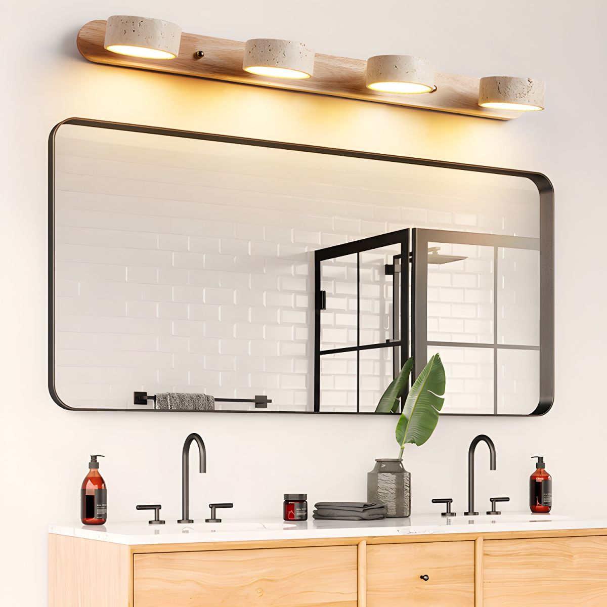 Zivano Travertine Wall Light
