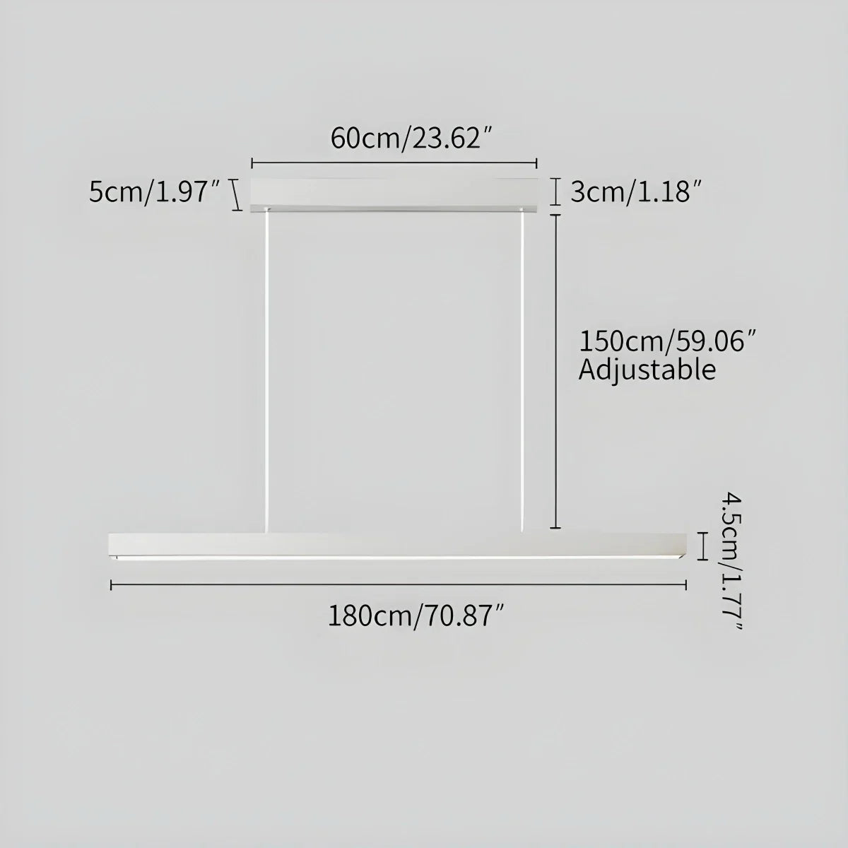 Ceylanzo Linear Pendant Light