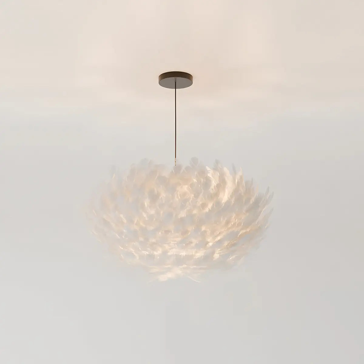 Zelora Feather Design Pendant Light